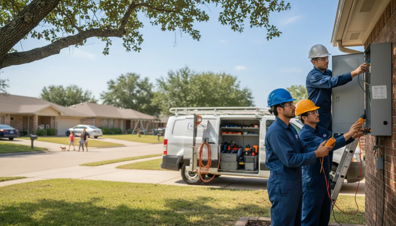 Certified electrician providing emergency electrical services in Pinetta, FL